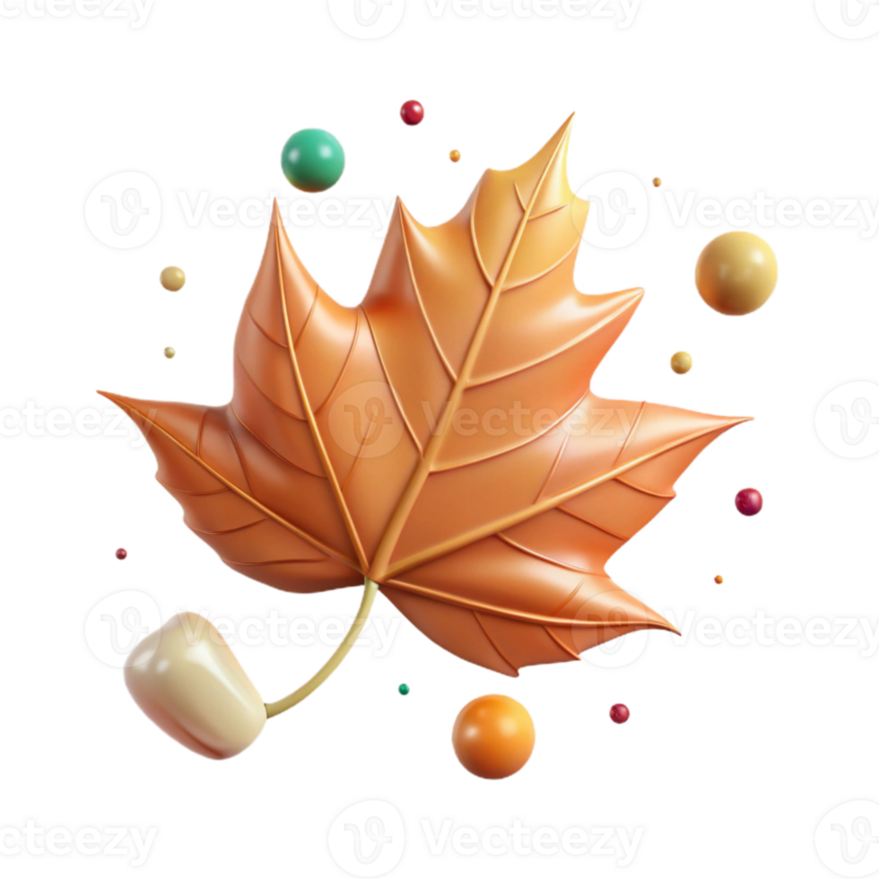 stunning rustic Single Autumn Leaf Falling Cutout Transparent Background original png