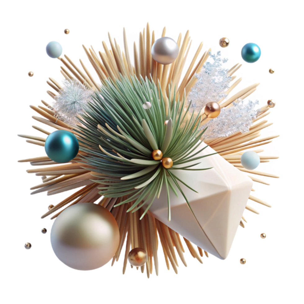wonderful traditional Single Pine Needle Macro View Cutout on White genuine png