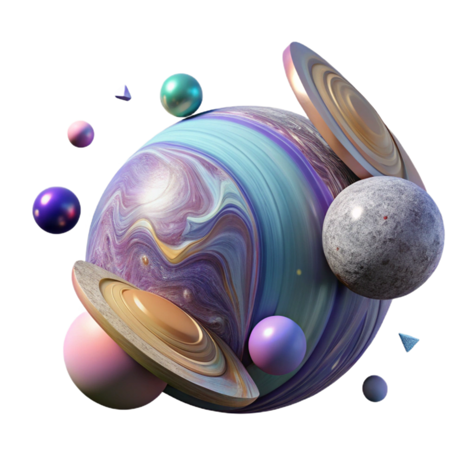 impressive abstract Space Capsule Parachute Deployment with Transparent Background genuine png