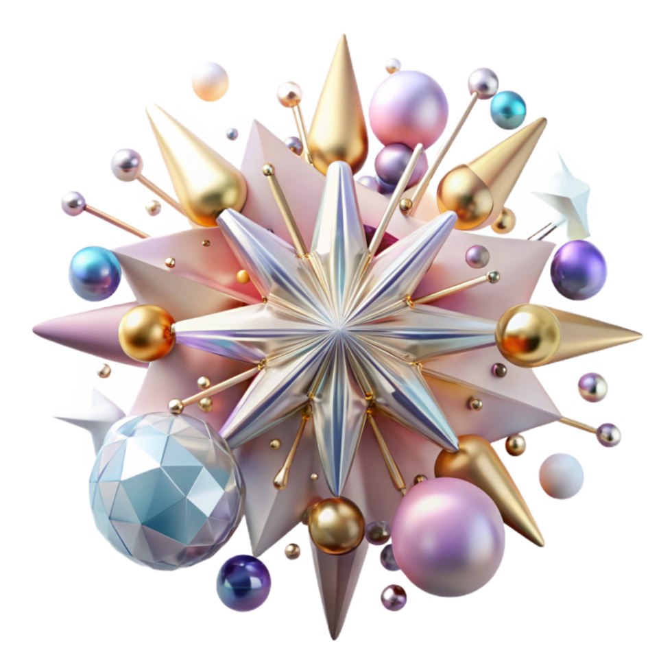 stunning artistic Starburst Effect Transparent Element genuine png