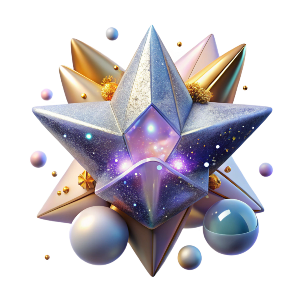vibrant vintage Star Field with Glowing Nebula Transparent Background original png