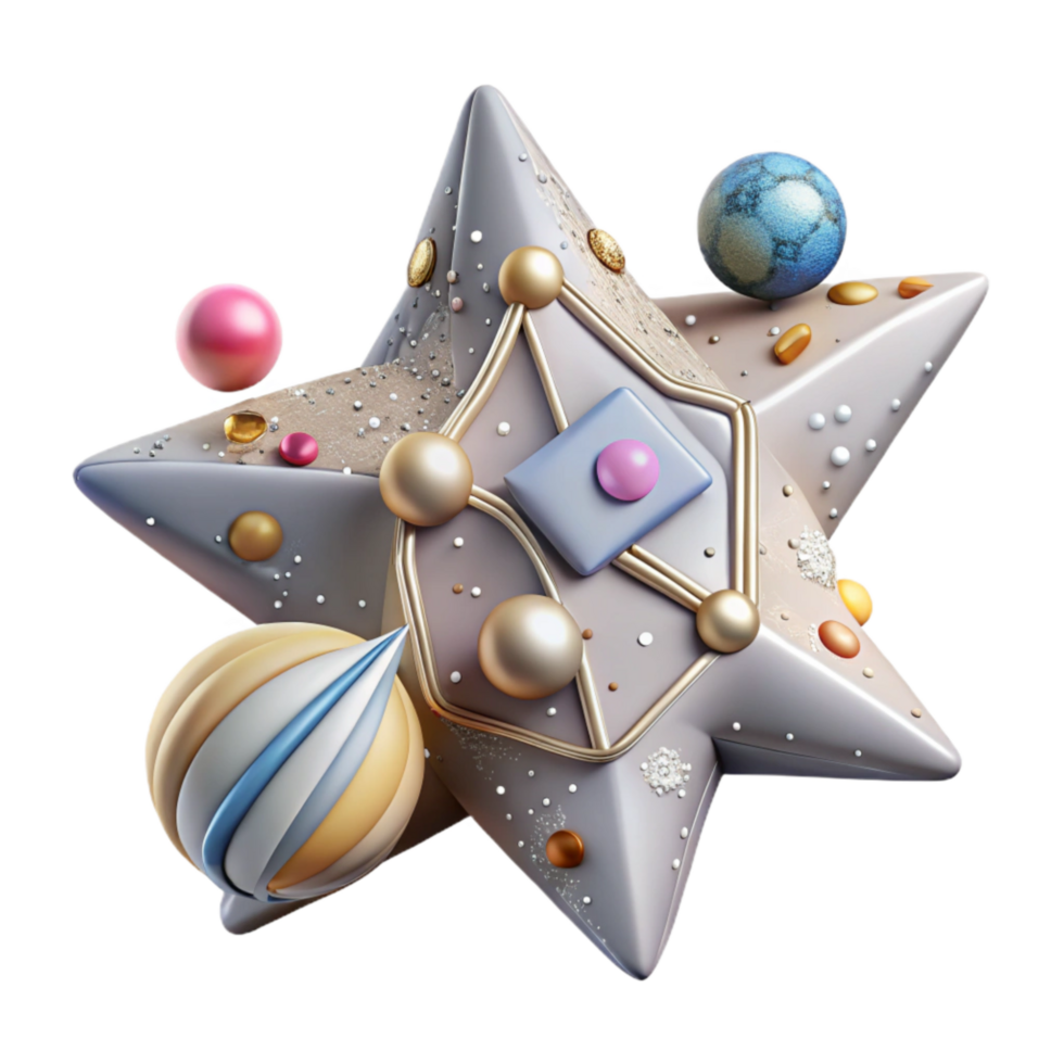 wonderful classic Star Map Cutout with Navigational Aid original png