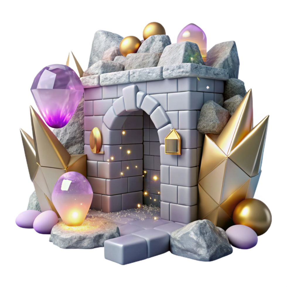 stunning traditional Stone Whispering Walls Passage High Contrast Transparent Background exclusive png