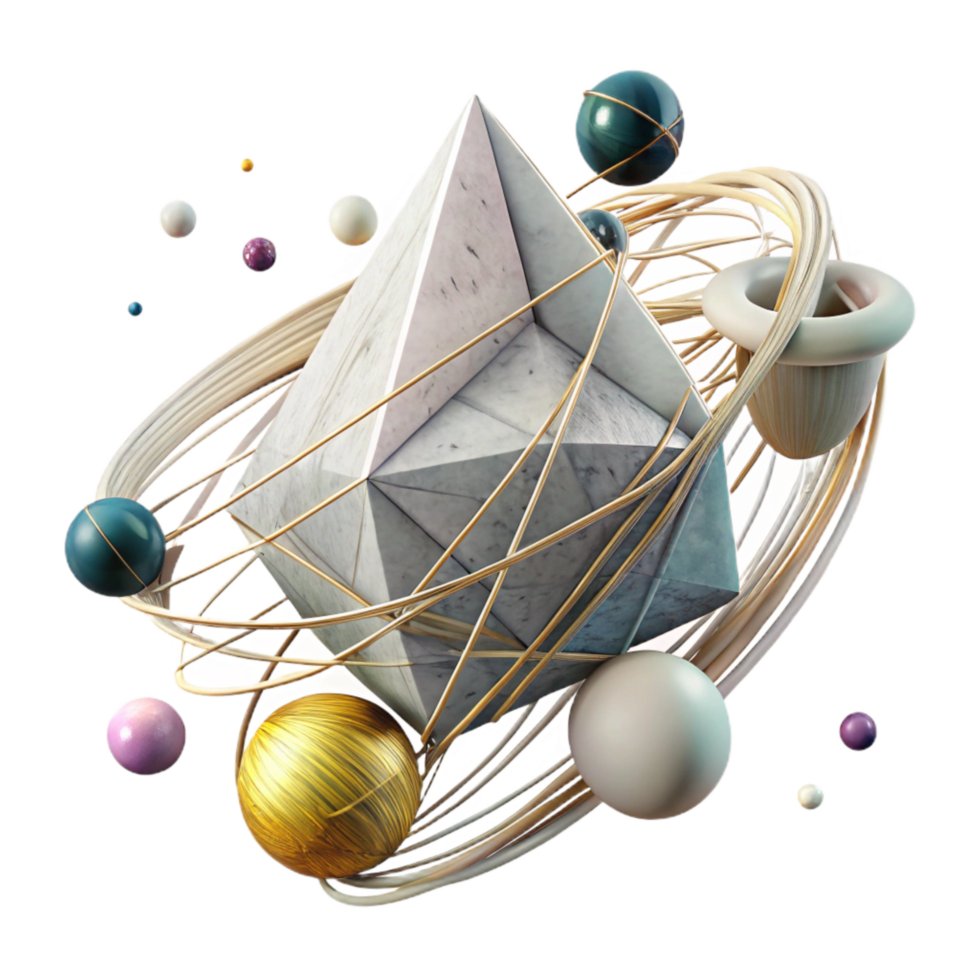 wonderful artistic String Theory Diagram Isolated with Vibrating Strings png