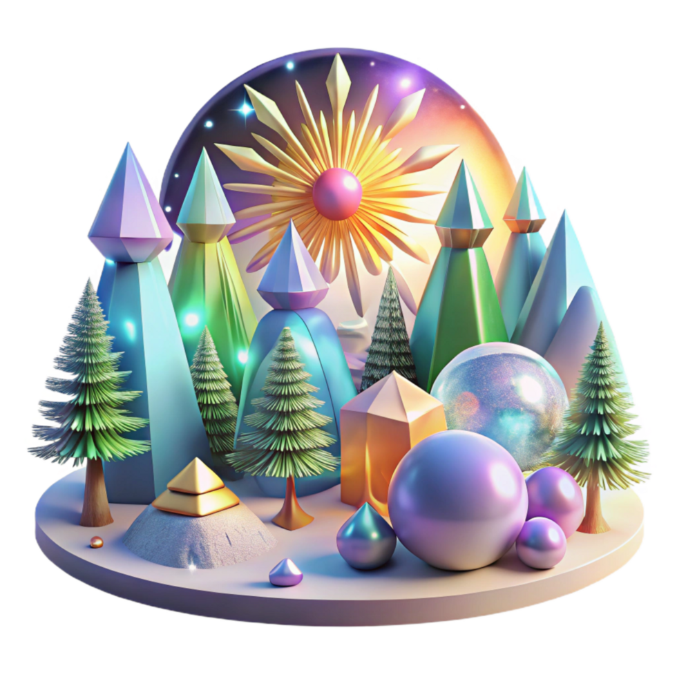 extraordinary artistic Sunlight Through Forest Trees Cutout with Bright Rays professional png