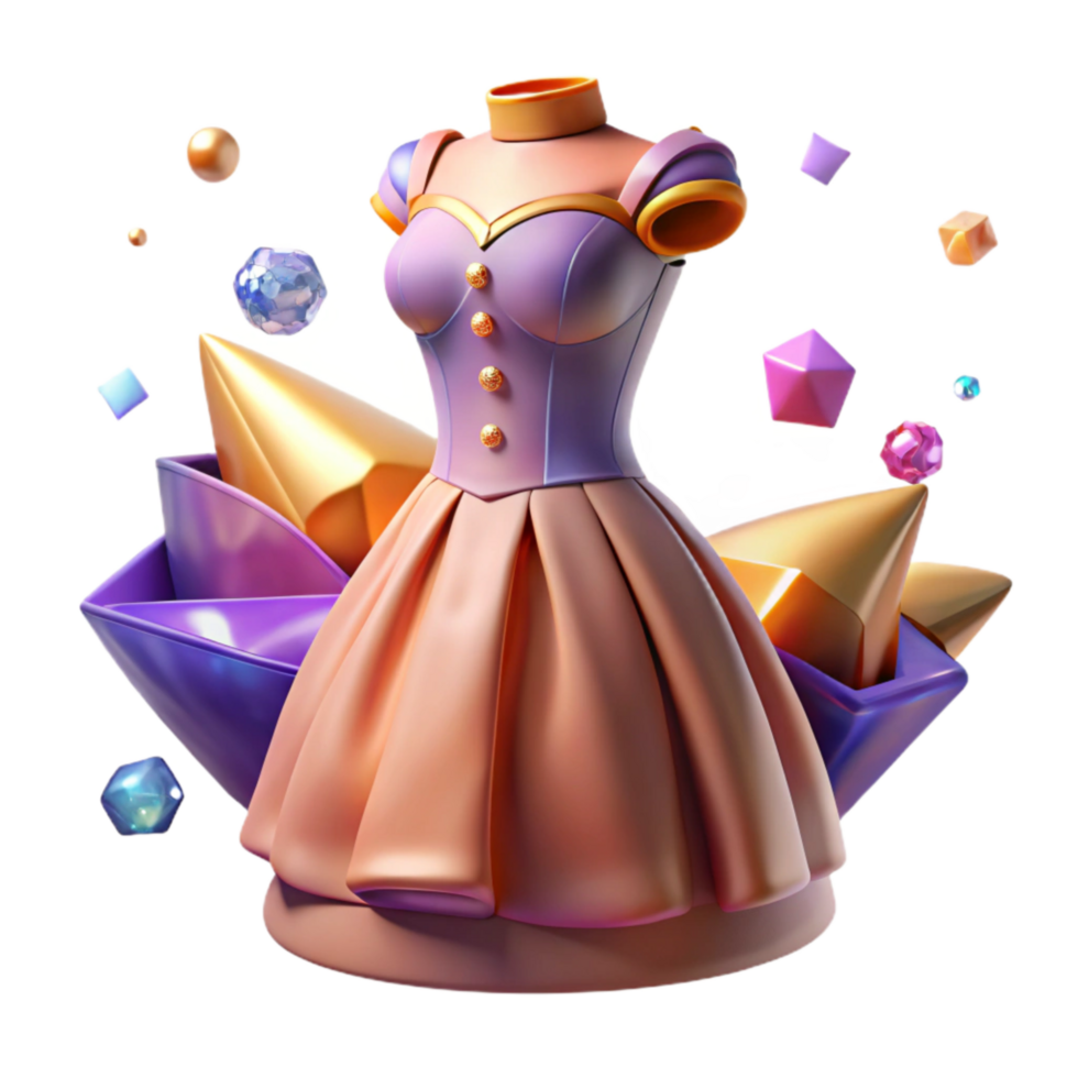 dramatic rustic Victorian Era Dress Form Side View Cutout Element professional png
