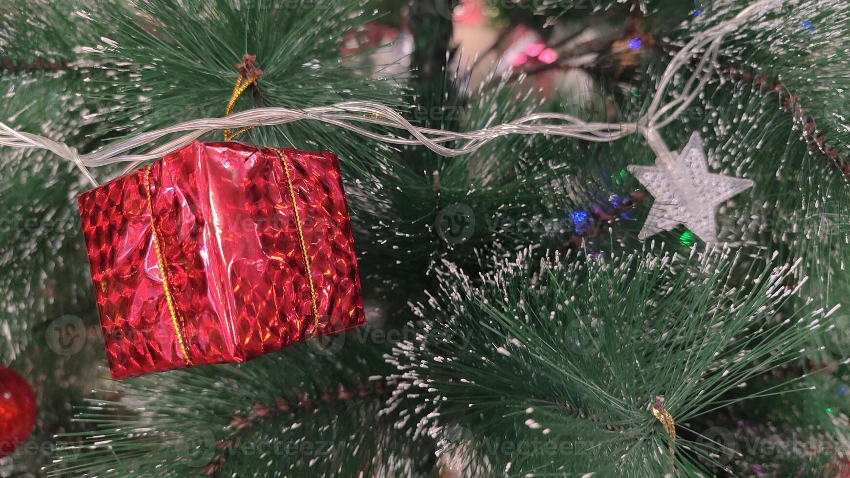 welcoming guests with a festive spirit. photo