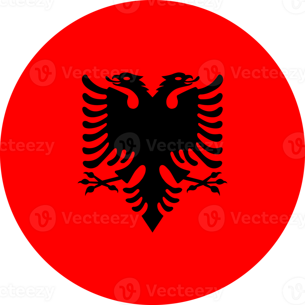 Albania Flag Round Icon png