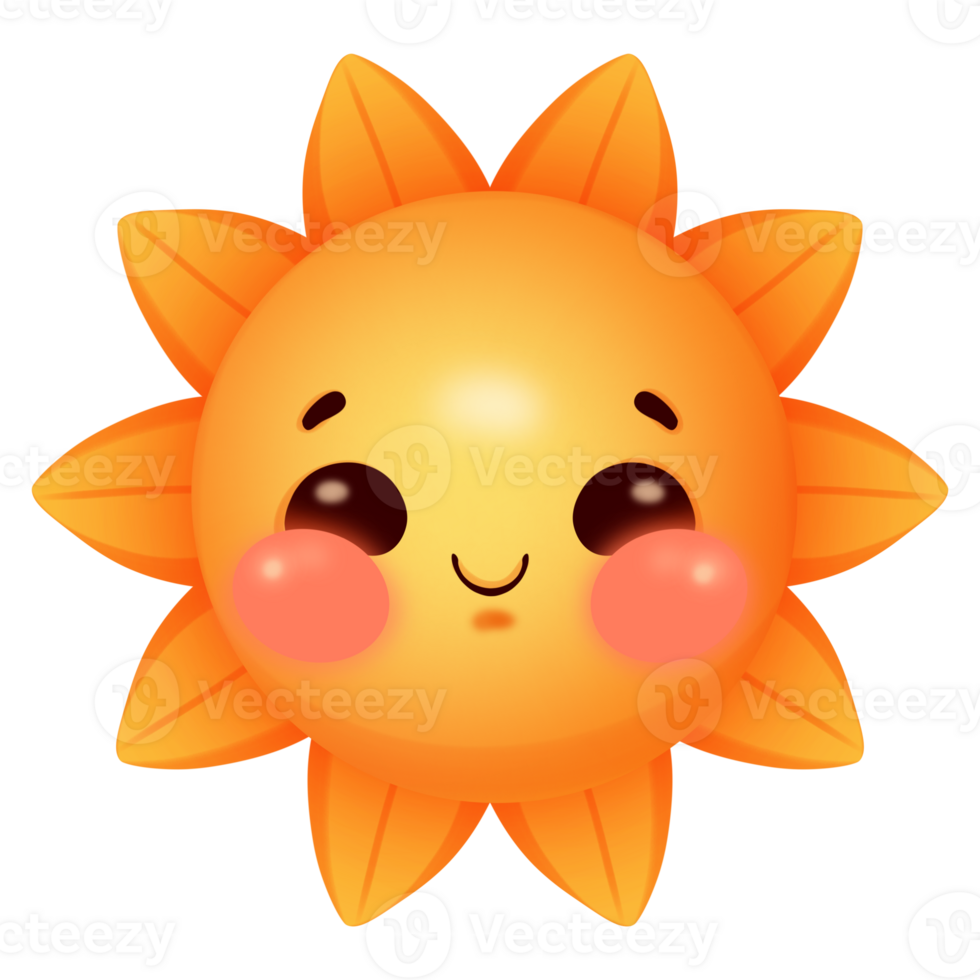 Small smile sun png