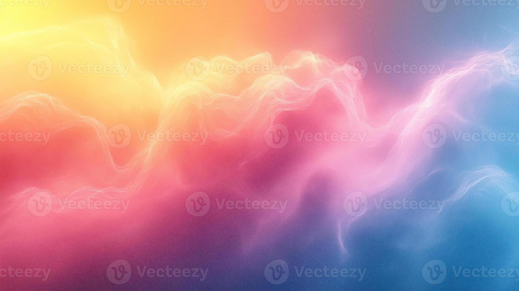 A vibrant swirl of colors in shades of pink, orange, and blue creates a dreamy abstract background. photo