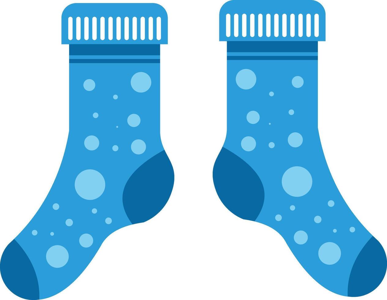 blue socks for your media design needs vector