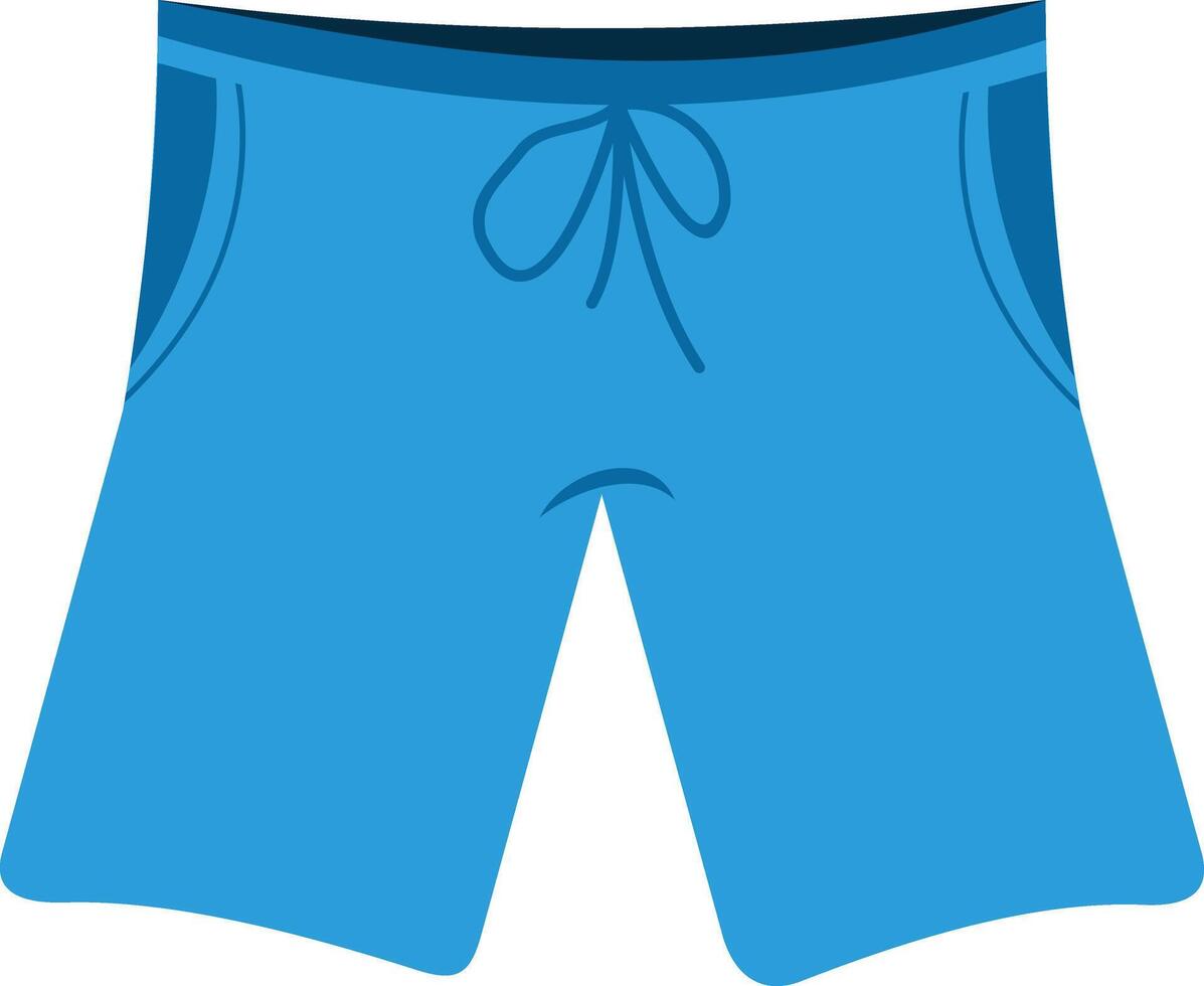 blue shorts for your design vector