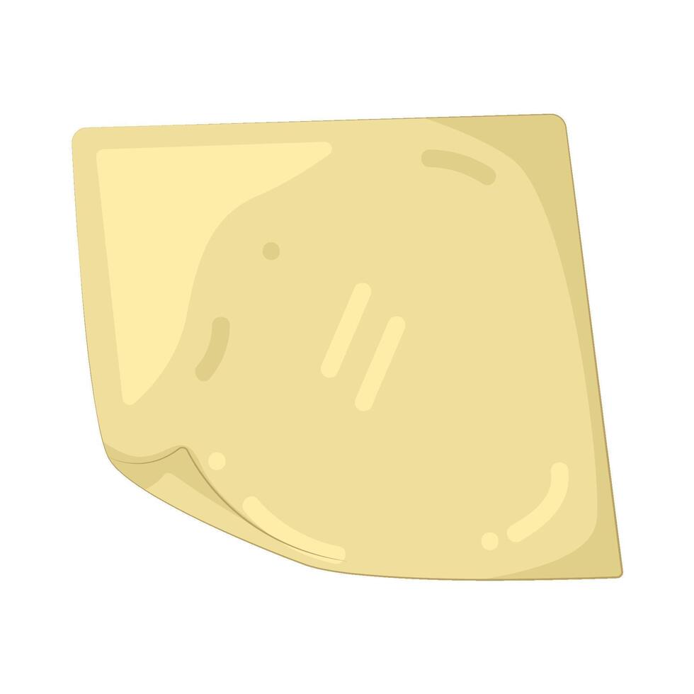 illustration of sticky notes vector