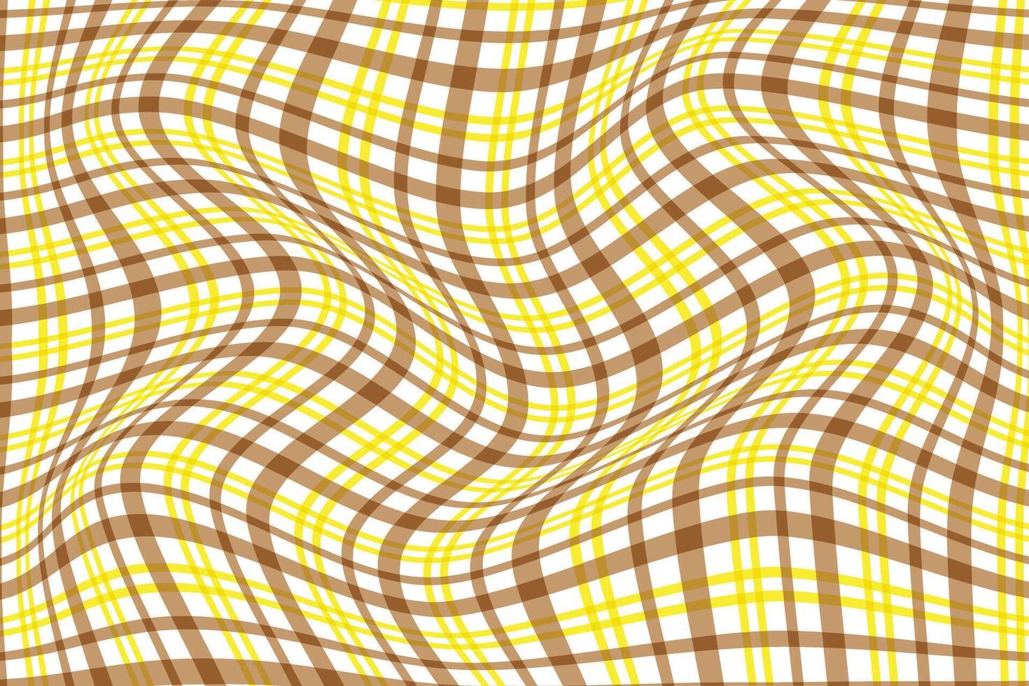 simple abstract brown yellow color plaid check wavy line pattern brown yellow checkered background with a pattern of square wavy plaid pattern in brown and yellow vector