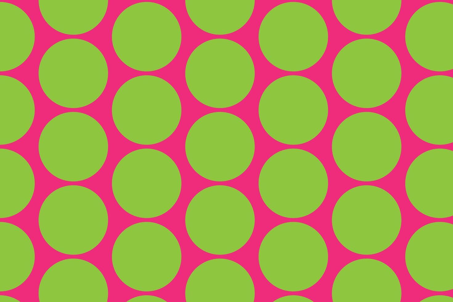 modern simple abstract green color big polka circle dot pattern on pink background that can be used as a background or texture pink and green polka dots pattern vector