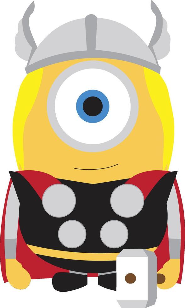 minion as thor vector