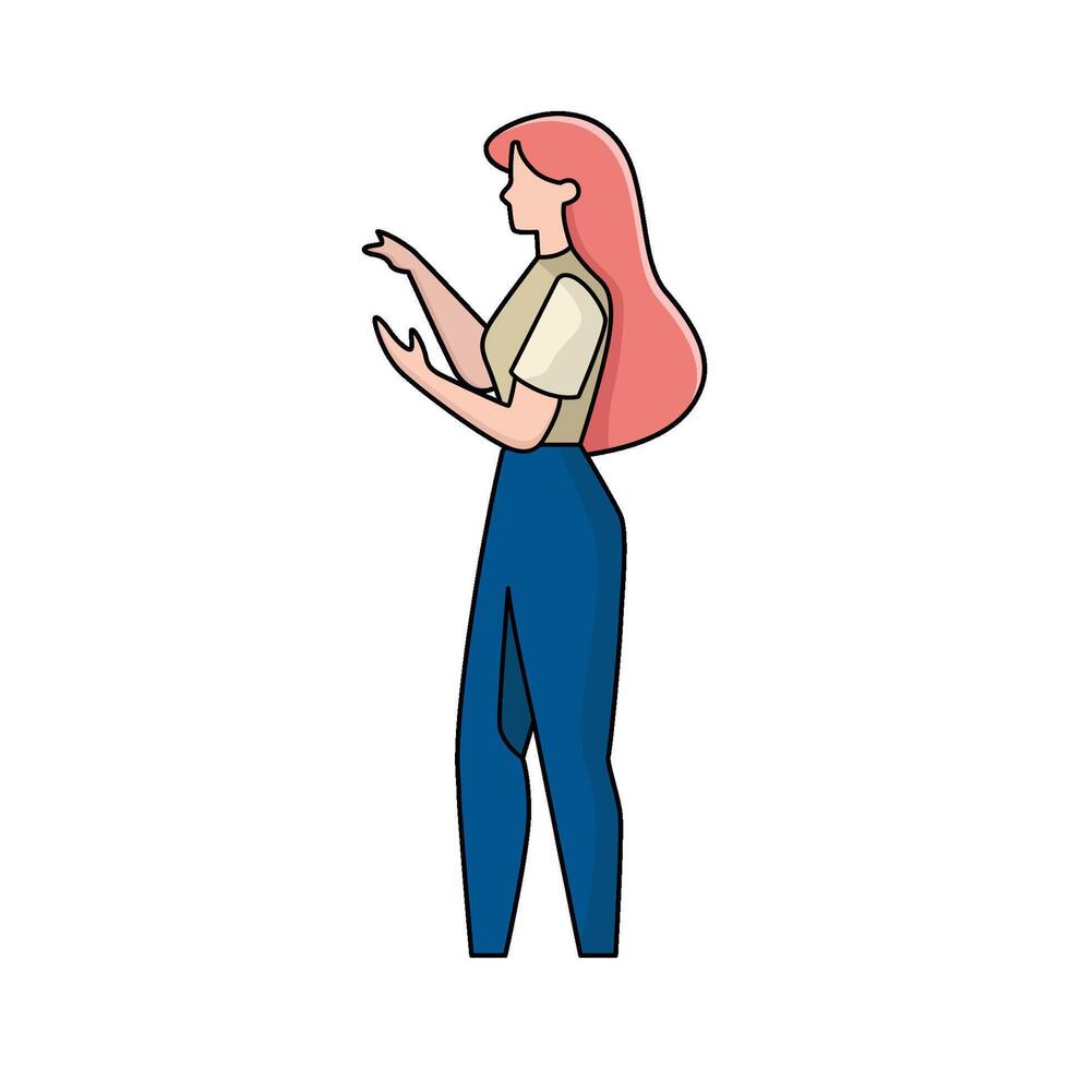 illustration of Hairdresser vector