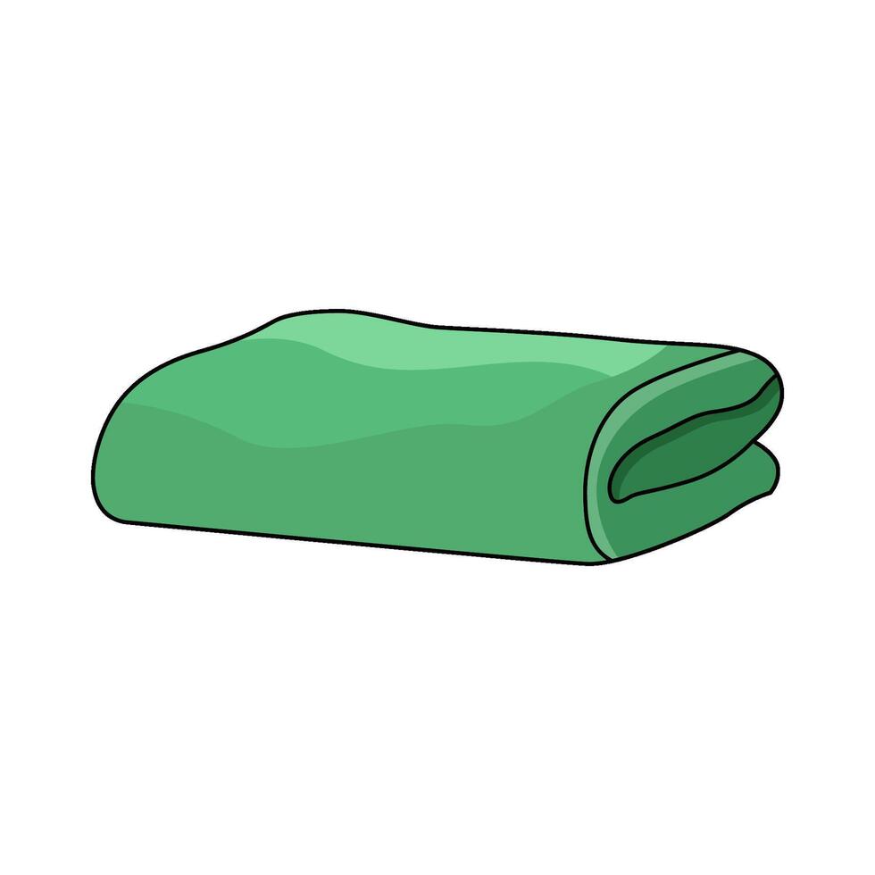 illustration of Green Towels vector