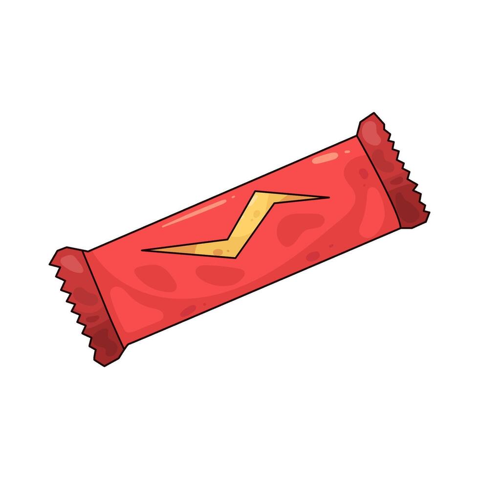 red energy bar vector