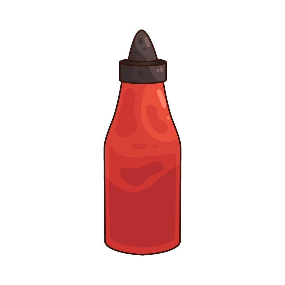 hot sauce illustration vector