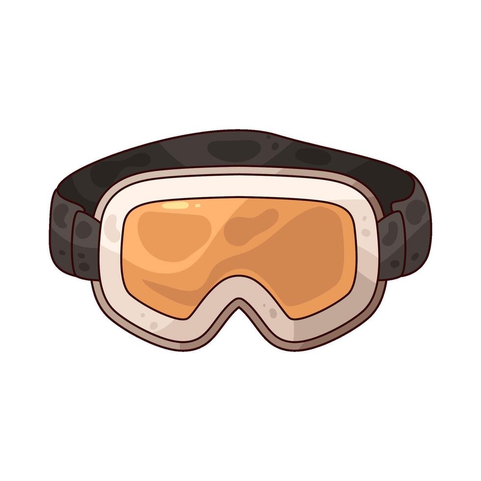 illustration of ski goggles vector