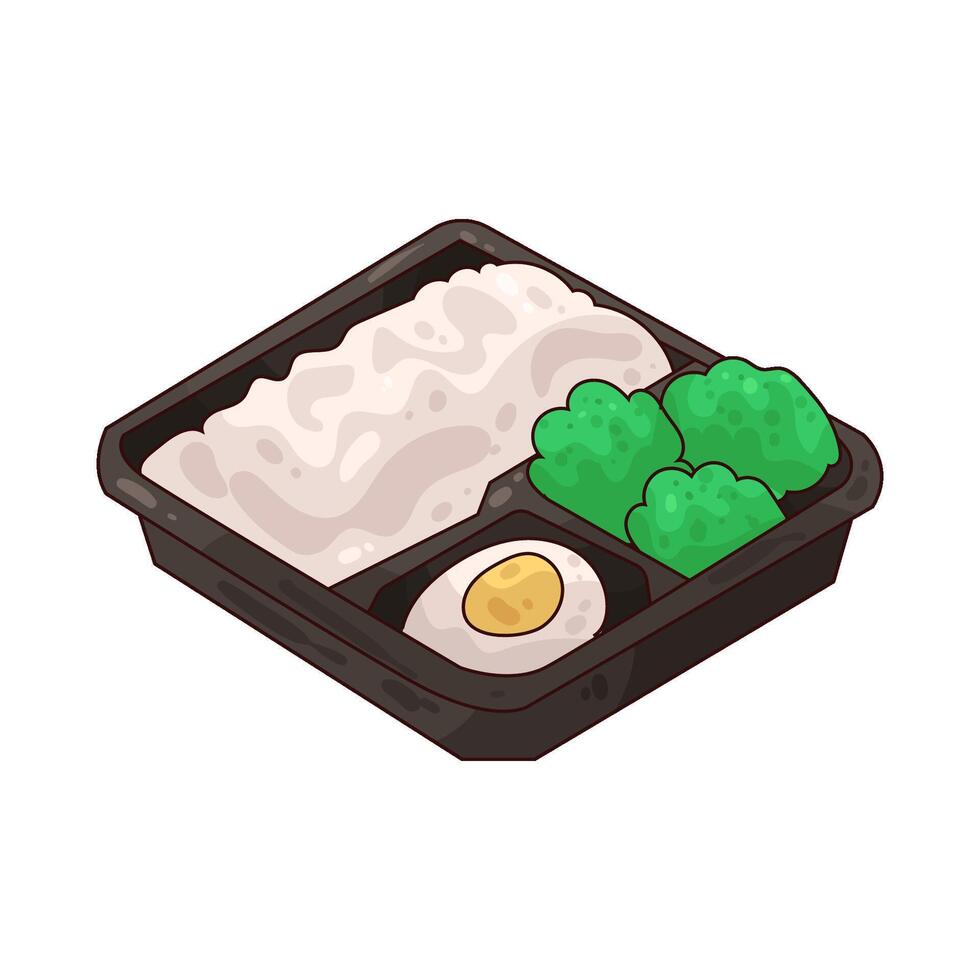 illustration of bento box vector