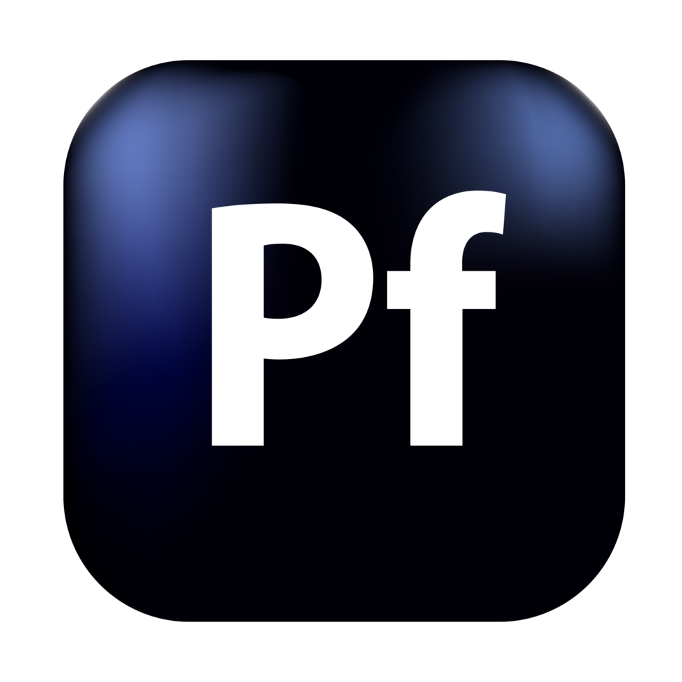 Adobe Portfolio logo, square rounded Adobe Portfolio logo, Adobe Portfolio logo free download png