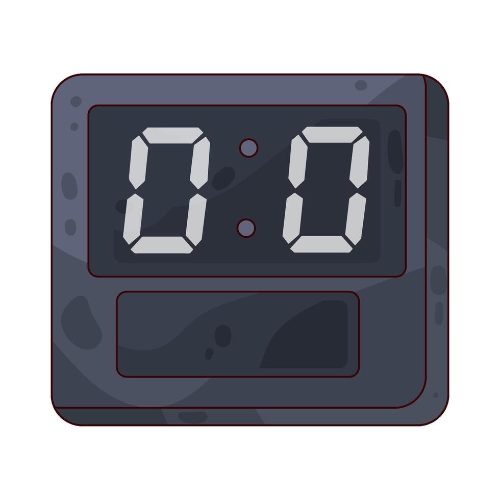 illustration of basketball timer vector