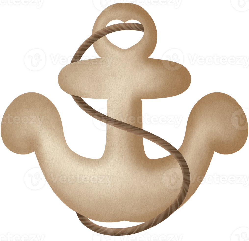 Cute Anchor ,Cartoon Anchor,Nautical Anchor png