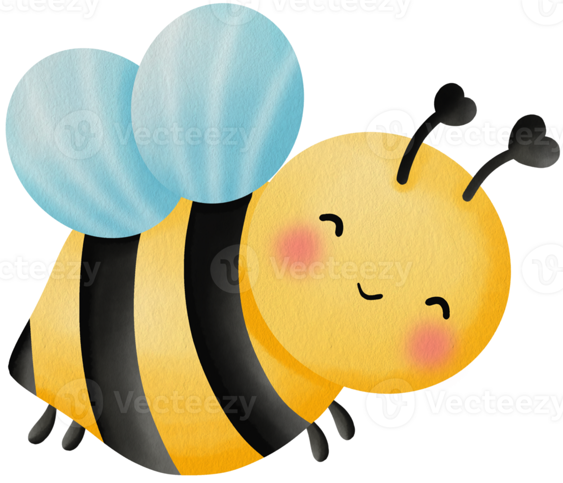 cute Flying Bee png