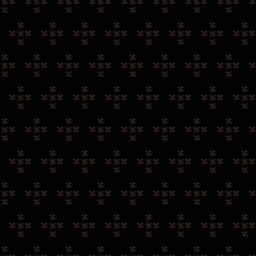 Minimal Orange Rectangle Textile Design vector