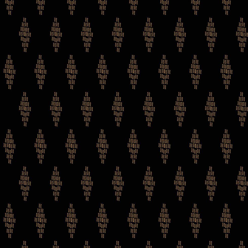 Abstract Bracket Pattern Fabric vector