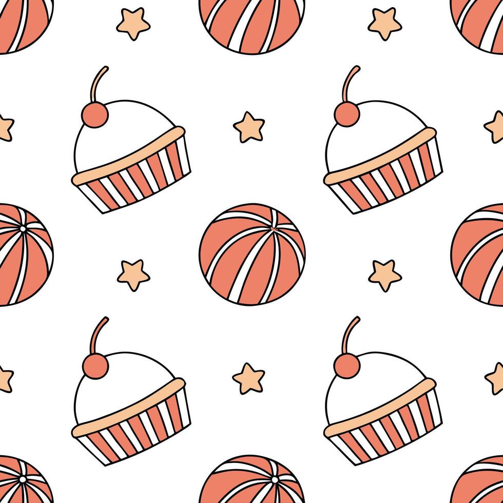 Flat Create festive seamless tile designs with symbolic cultural celebration elements using bright tones and a white space separation concept as Celebration symbols and bright tone Clean Pro vector