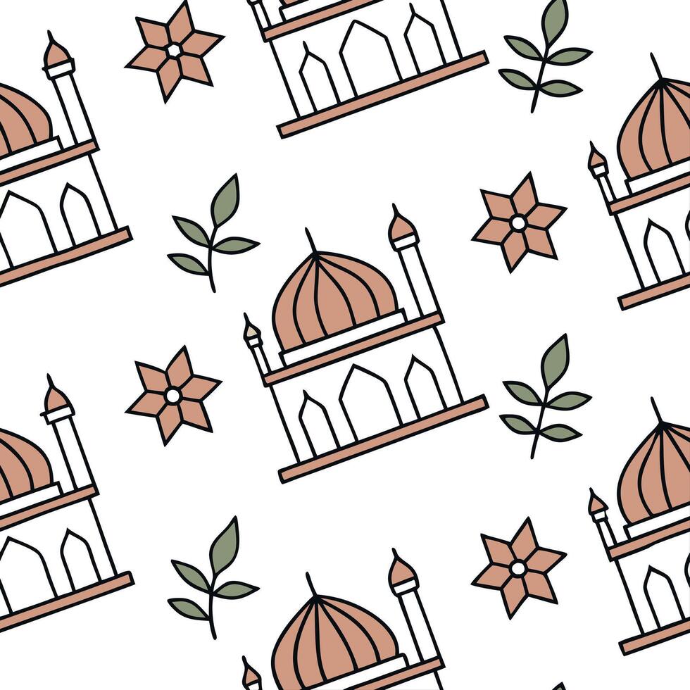 Flat Create seamless ethnic border tile patterns combining tribal art geometric motifs and cultural symbols perfect for brand development and digital campaigns concept as Fuse trib Clean Pro 2 vector