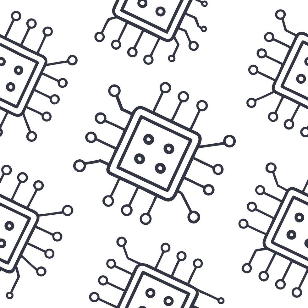 Flat Design seamless tile patterns inspired by printed circuit boards with intricate trace details and isolated white balance for tech brand visuals concept as Utilize intricate tr Clean Pro 5 vector