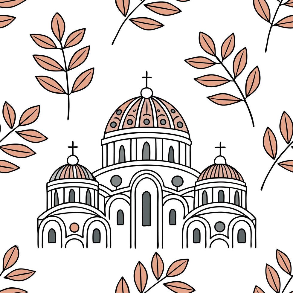 Flat Design visually appealing seamless patterns influenced by local traditions ethnic art and historical motifs with isolated white balance concept as Combine ethnic symbols and r Clean Pro vector