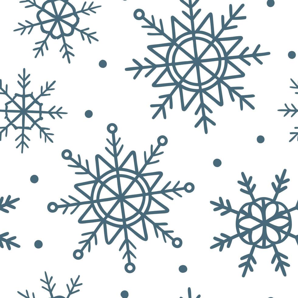 Flat Elegant snowflake lace seamless tile pattern with intricate patterns and soft white tones concept as Intricate lace like snowflakes with soft white tones create an elegant sea Clean Pro vector