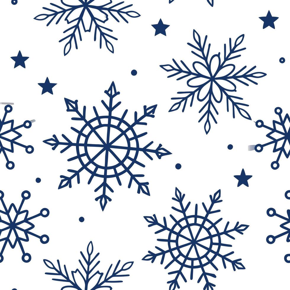 Flat Frosty geometric ice crystal seamless tile pattern with modern winter aesthetics concept as Modern winter aesthetics feature geometric ice crystals and frosty patterns in a se Clean Pro vector