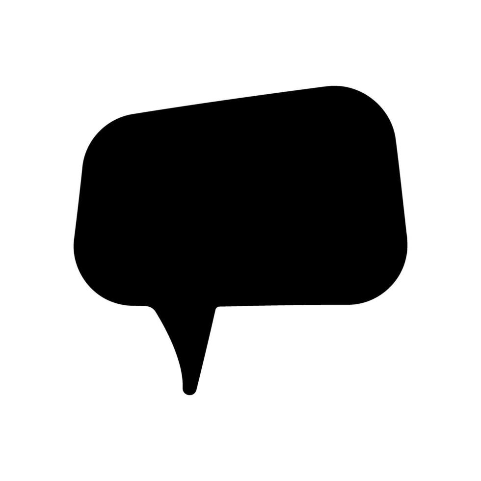 Speech bubble illustration icon. Flat design style. EPS 10. vector