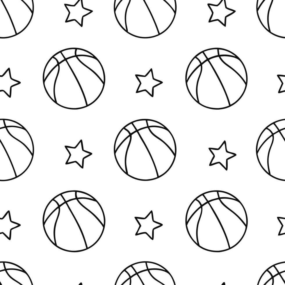 Flat Minimalist monochrome geometric seamless pattern with simple lines on white background concept as Simple line monochrome geometric shapes creating minimalist seamless pattern Clean Pro vector