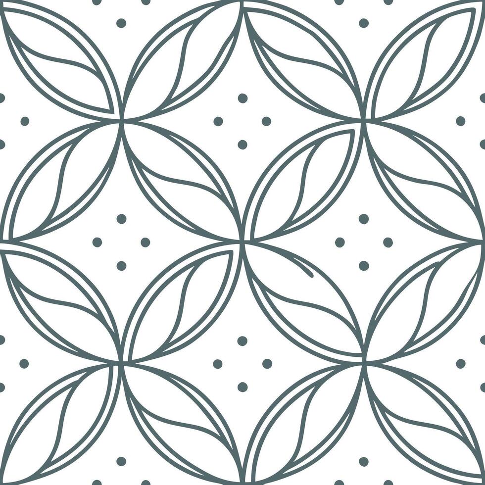 Flat Modern minimalist geometric seamless pattern with clean lines and muted tones on white background concept as Clean lines and muted tones creating modern minimalist geometric s Clean Pro vector