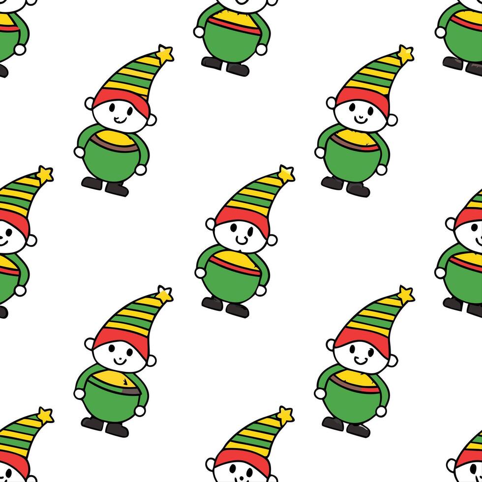 Flat Playful leprechauns and pots of gold seamless tile pattern with vibrant festive colors concept as Vibrant festive colors highlight playful leprechauns amidst pots of gold in s Clean Pro vector