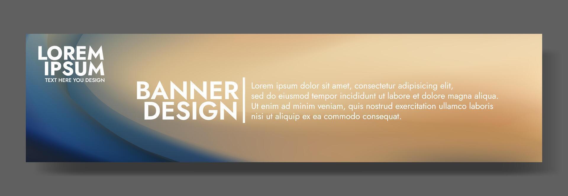 a business card with a blue and orange background. Perfect for luxury, elegance, and sophisticated themes. vector