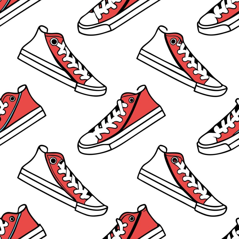 Flat Shape highly abstract seamless patterns integrating oversized tech icons and color coded outlines in white tiles perfect for futuristic or edgy branding concept as Use enlarge Clean Pro vector