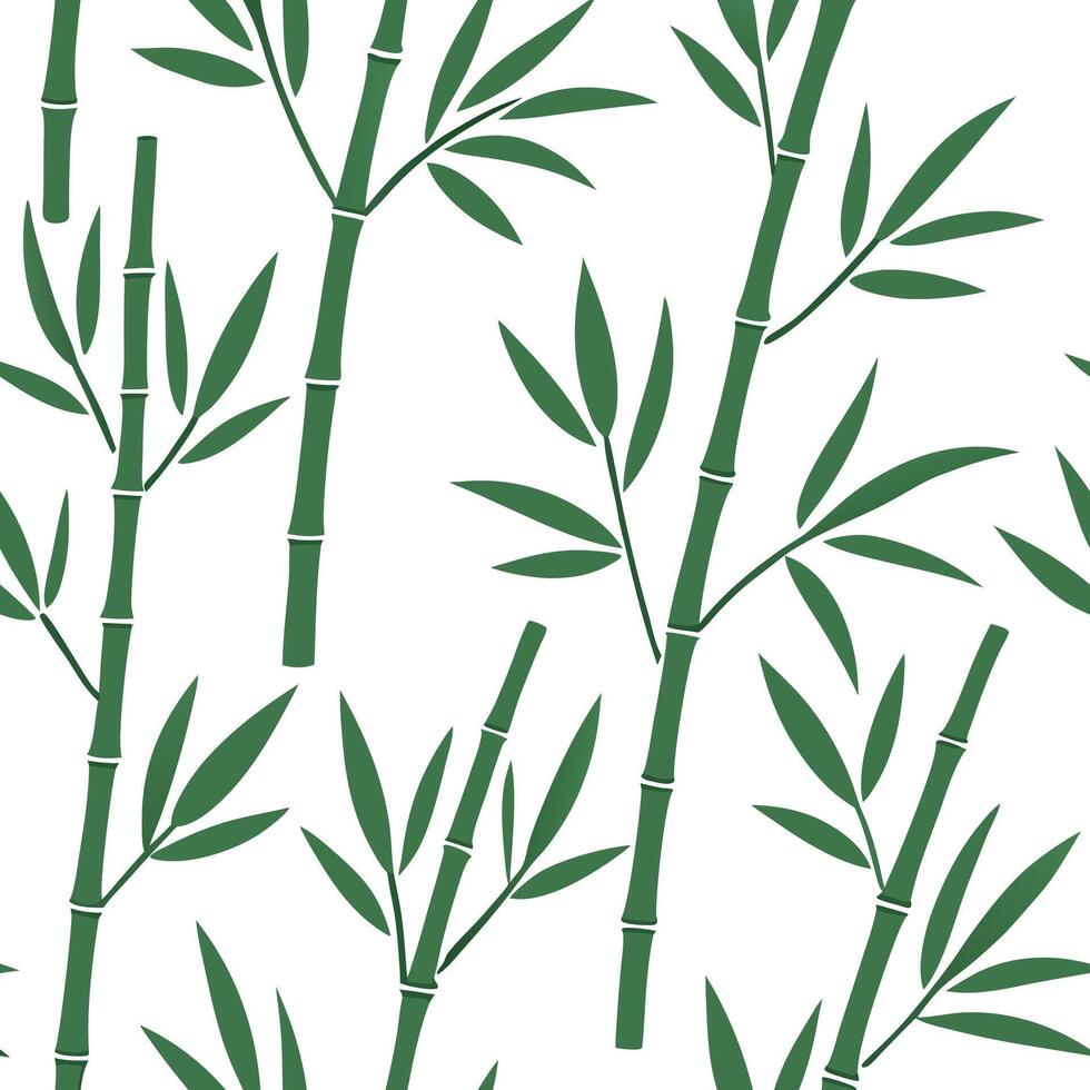 Flat Spring bamboo seamless tile pattern with slender stalks and fresh green hues for an eco friendly vibe concept as Slender bamboo stalks in fresh green hues create a sleek seaml Clean Pro vector