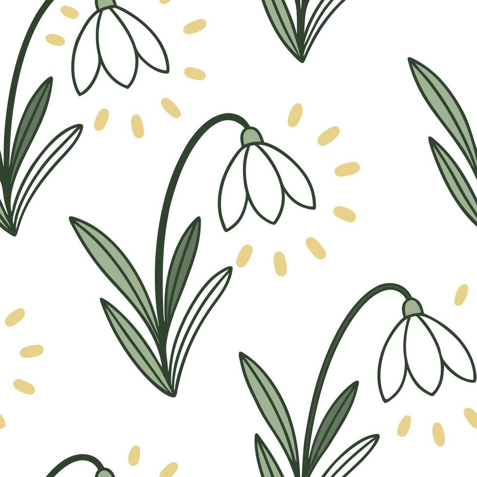 Flat Warm sunbeam seamless tile pattern with subtle light reflections symbolizing the beginning of a fresh spring concept as Subtle reflections of warm sunbeams create a seamless t Clean Pro vector