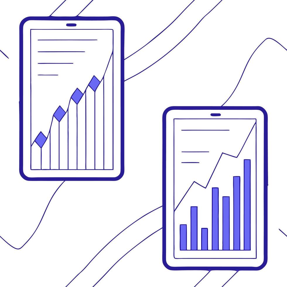 Futuristic stock market abstract background with accounting graph and chart information in motion texture online banking data animation seamless loop concept as Futuristic abstrac Clean Pro vector