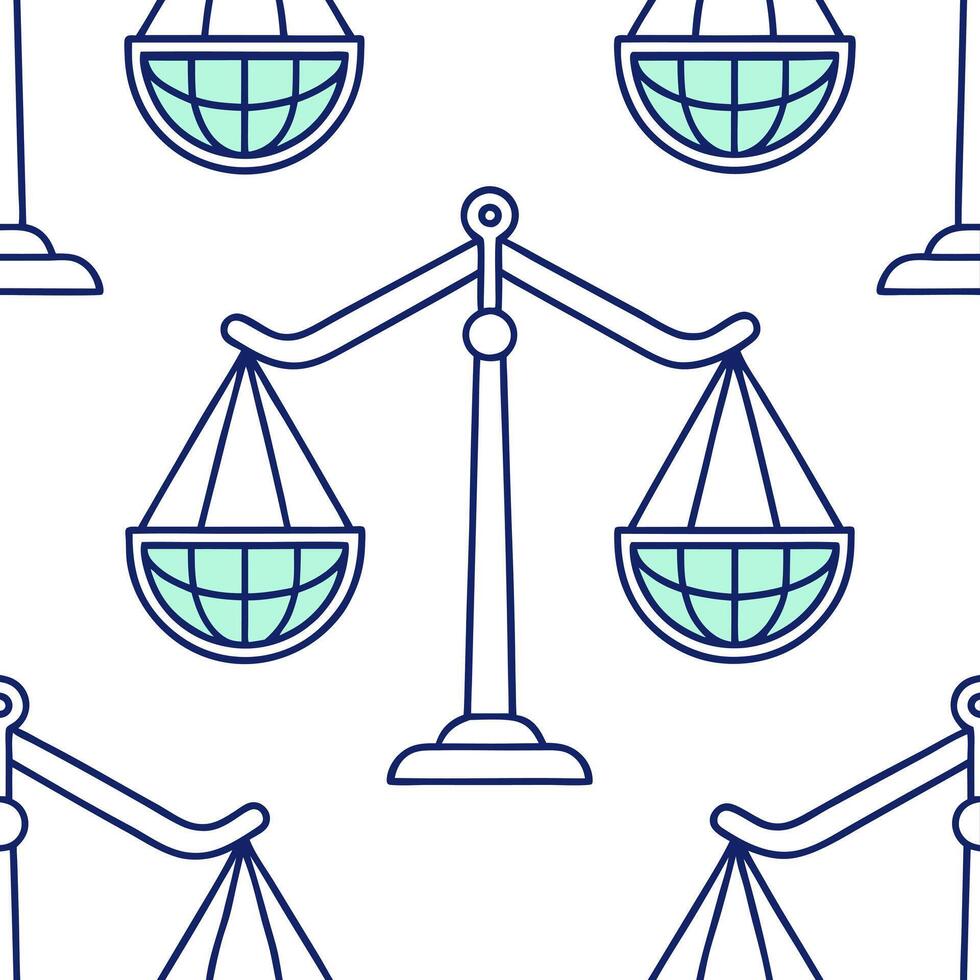 Globe and scales floating above white background symbolizing global financial responsibility concept as A image of a glowing globe paired with balanced scales symbolizing gl Clean Pro vector