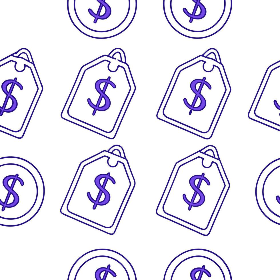 Glossy tiles with holographic currency symbols and sale tags concept as A sleek seamless tile pattern with glossy finishes featuring holographic currency symbols and stylish sale t Clean Pro vector
