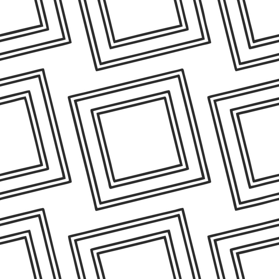 Minimalist black and white frame seamless tile pattern with clean lines and simplicity concept as Clean minimalist black and white frames create seamless tile patterns emphasizing Clean Pro vector